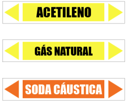 Sinalização de Tubulações Industriais