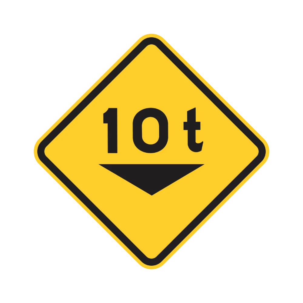 Placa Peso Bruto Total Limitado (A-46)