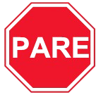Placa Parada Obrigatória (R-1)